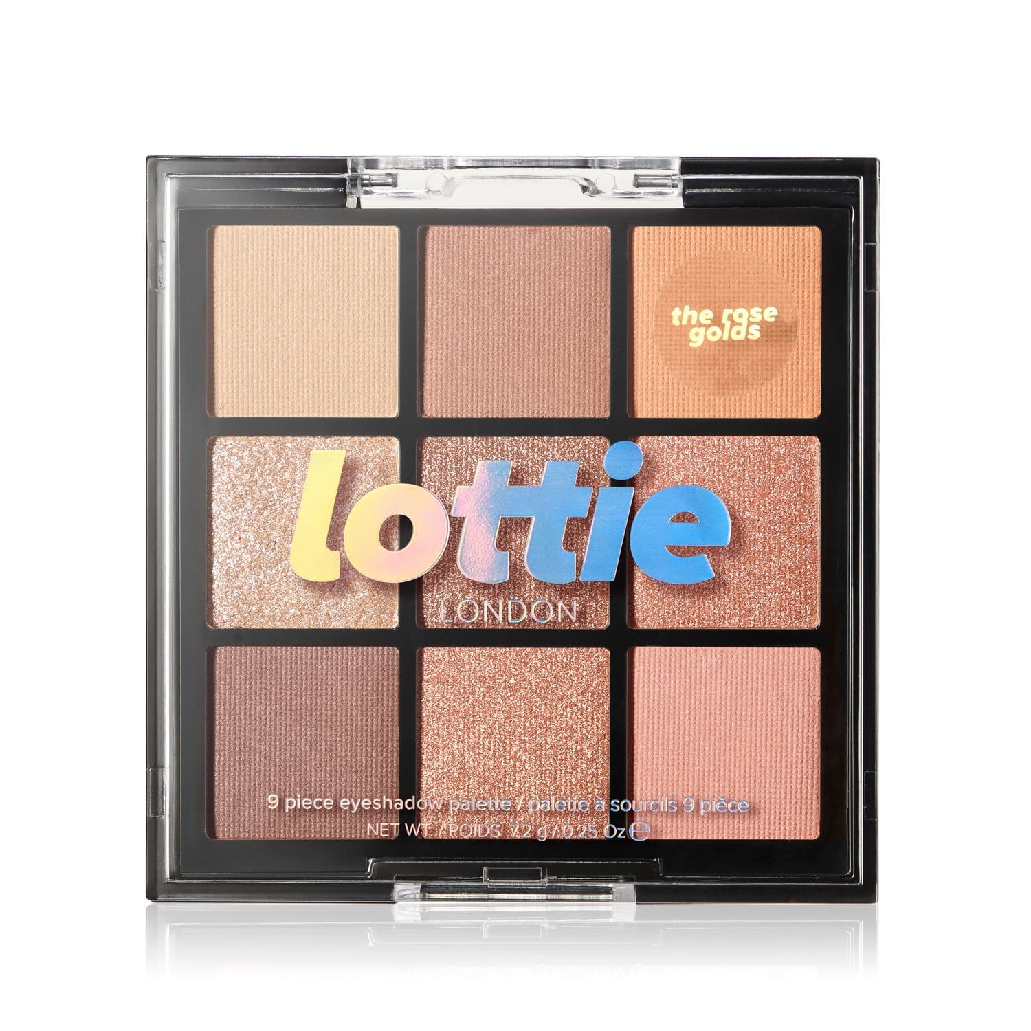 lottie palette - the rose golds Makeup 9 shade eyeshadow palette