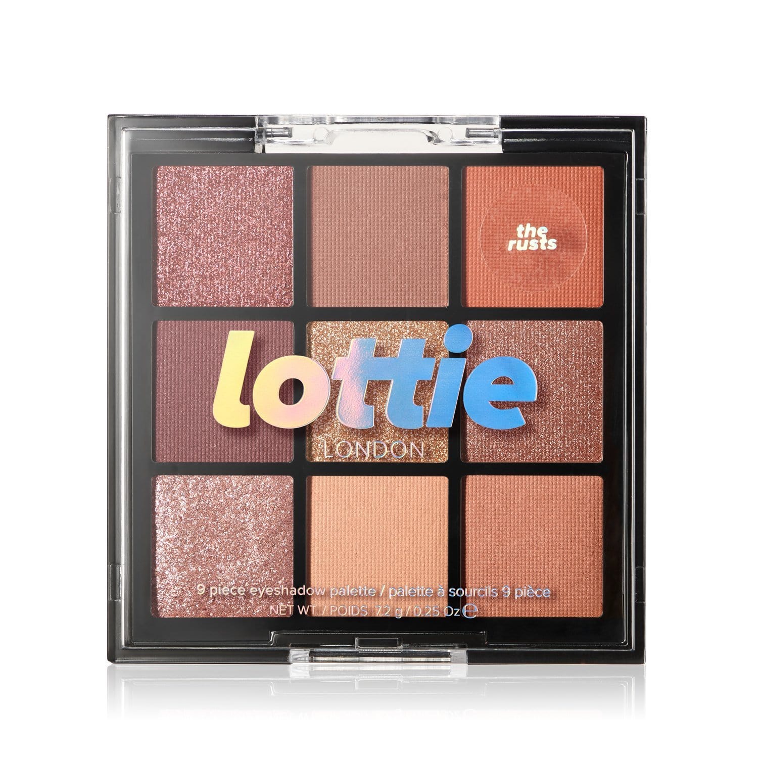 lottie palette - the rusts Makeup 9 shade eyeshadow palette