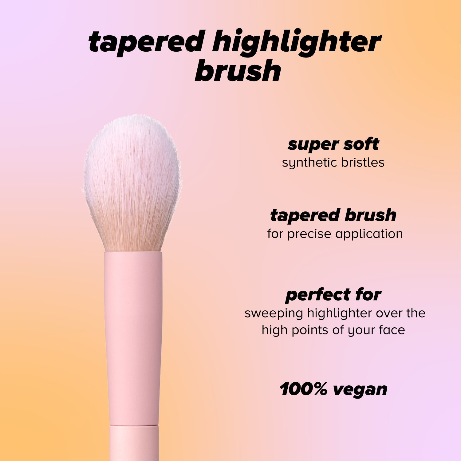 tapered highlighter brush