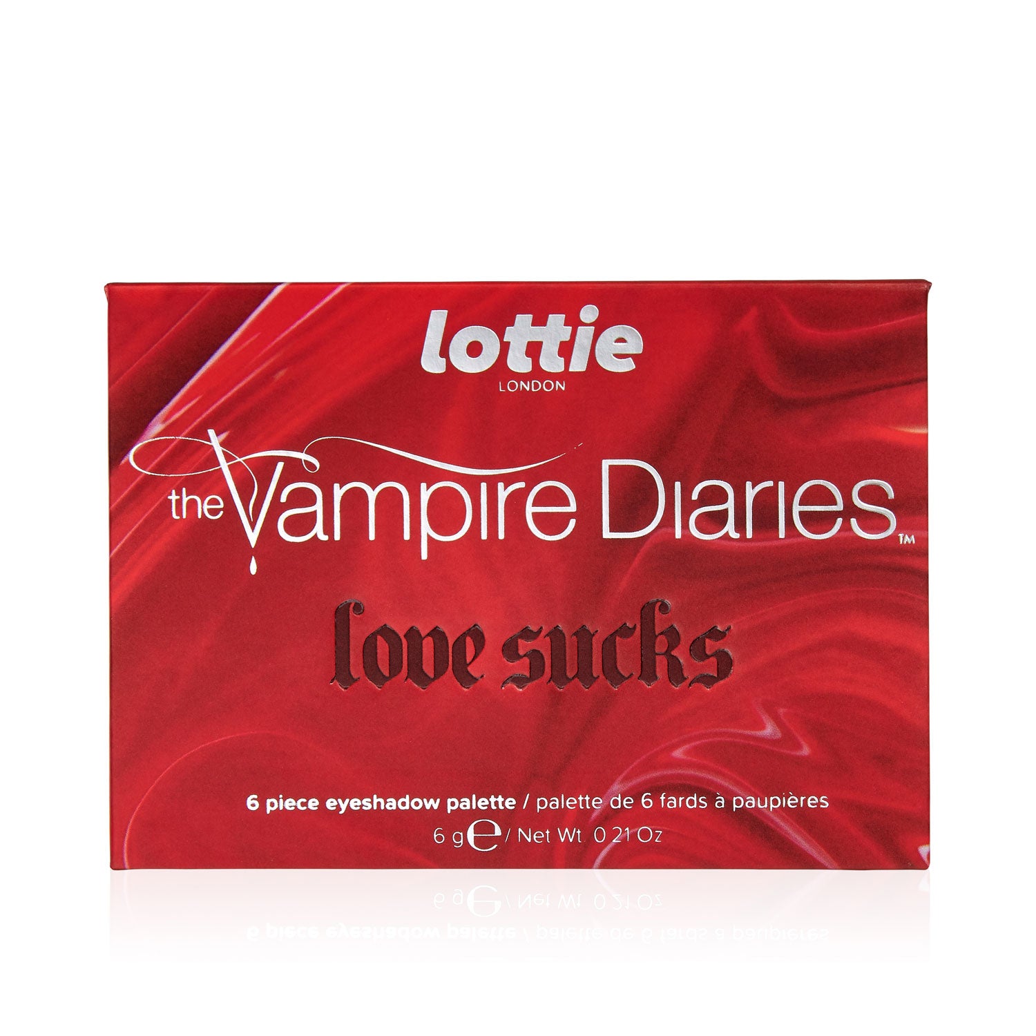 the vampire diaries x love sucks - eyeshadow palette